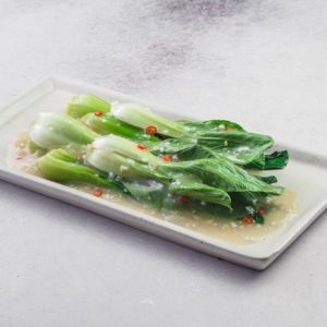 Stir Fried Pak Choi With Chilli Garlic Sauce