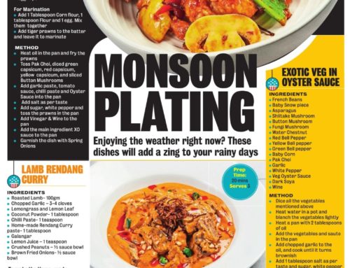 A full-page coverage in Sunday’s edition of Bangalore Mirror titled ” Monsoon Plating”.
