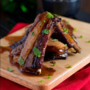 Deep Fried Barbeque Spare Ribs