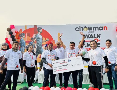 Taking a Step forward- A WALKATHON WITH CHOWMAN -Journey towards workspace wellness