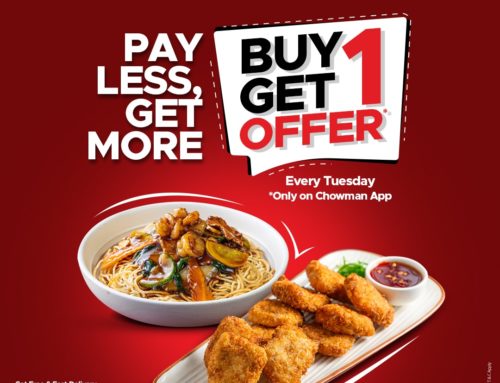 Beat the Midweek Slump with Chowman’s Buy 1 Get 1 Treats every Tuesday!